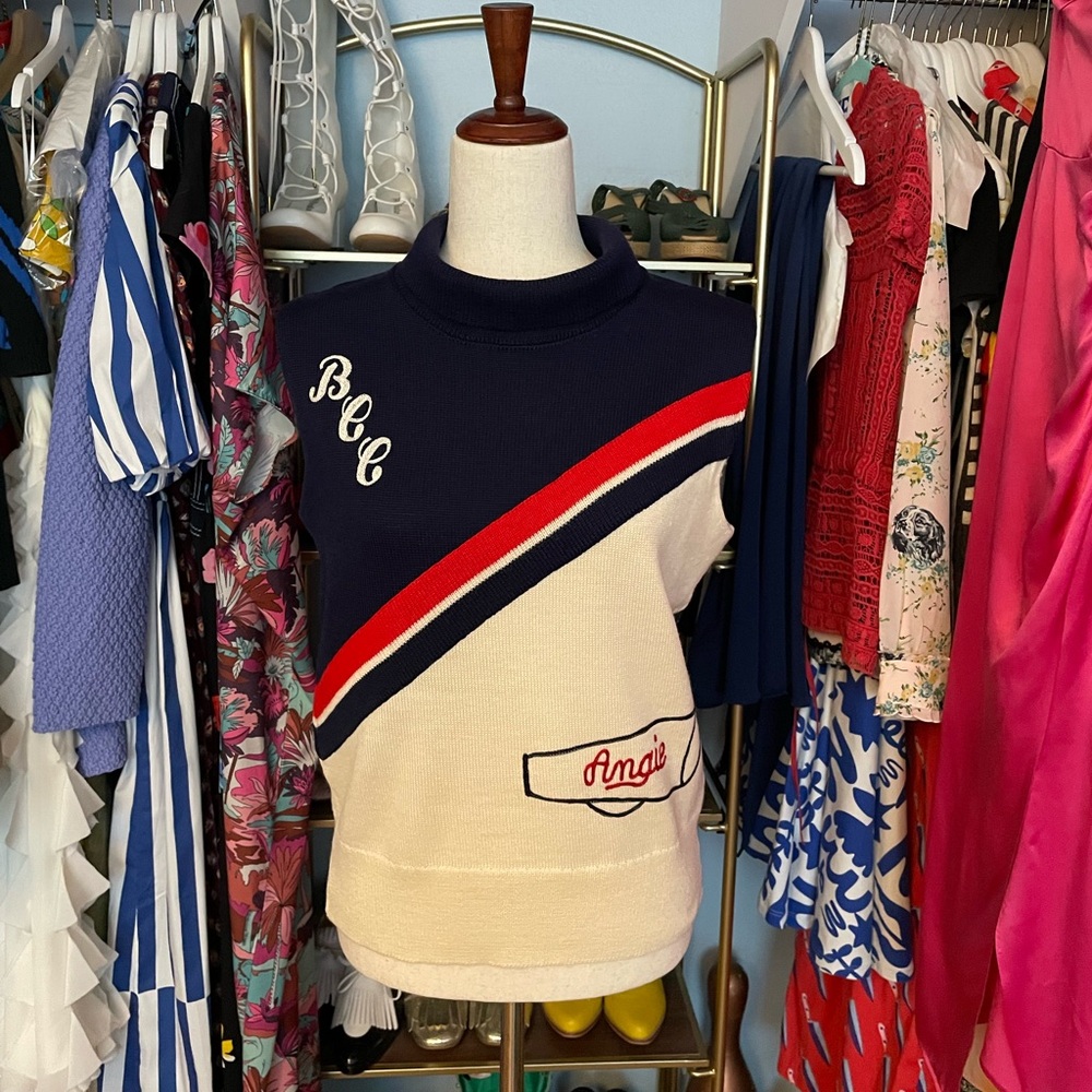 Vintage Cheerleading Sweater - Size Small/Medium